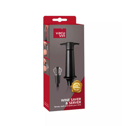 Set Save, Stop and Serve de Vacío para Vino Vacuvin3#Negro