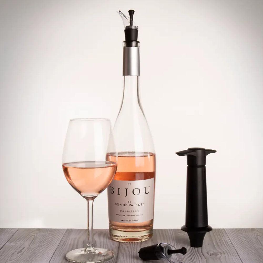 Set Save, Stop and Serve de Vacío para Vino Vacuvin1#Negro