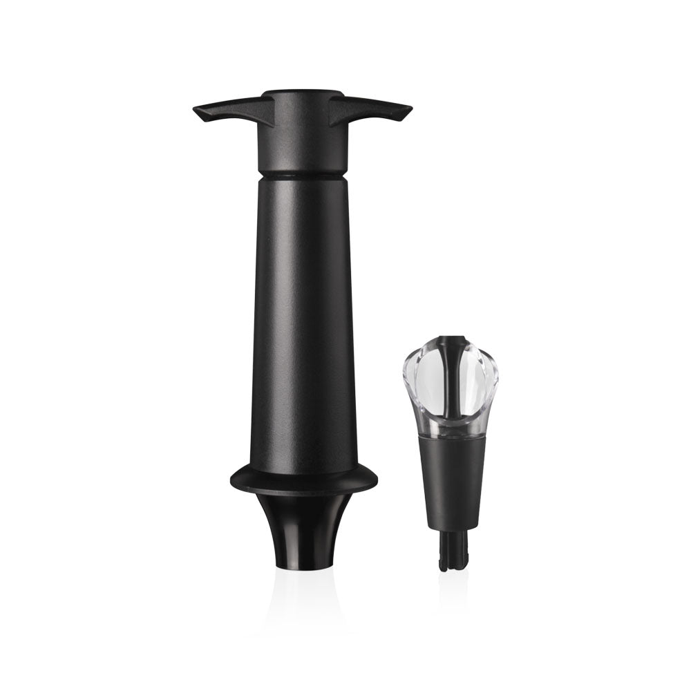 Set Save, Stop and Serve de Vacío para Vino Vacuvin2#Negro