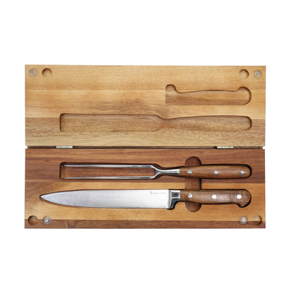 Set Tenedor y Cuchillo Luisiana 2 Pzs Simple Cook-Accesorios para Parrillas
