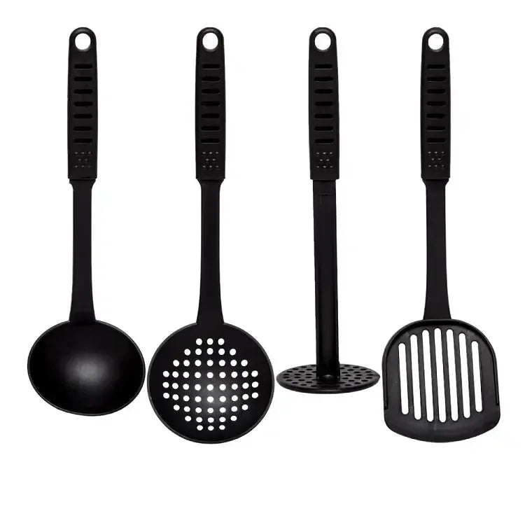 Set Utensilios de Cocina 4 Piezas Bipo1#Negro