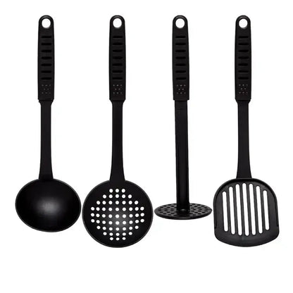Set Utensilios de Cocina 4 Piezas Bipo1#Negro