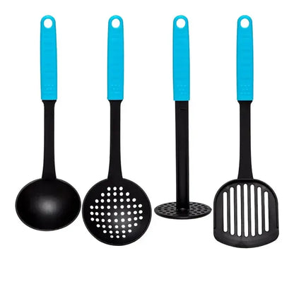 Set Utensilios de Cocina 4 Piezas Bipo2#Turquesa