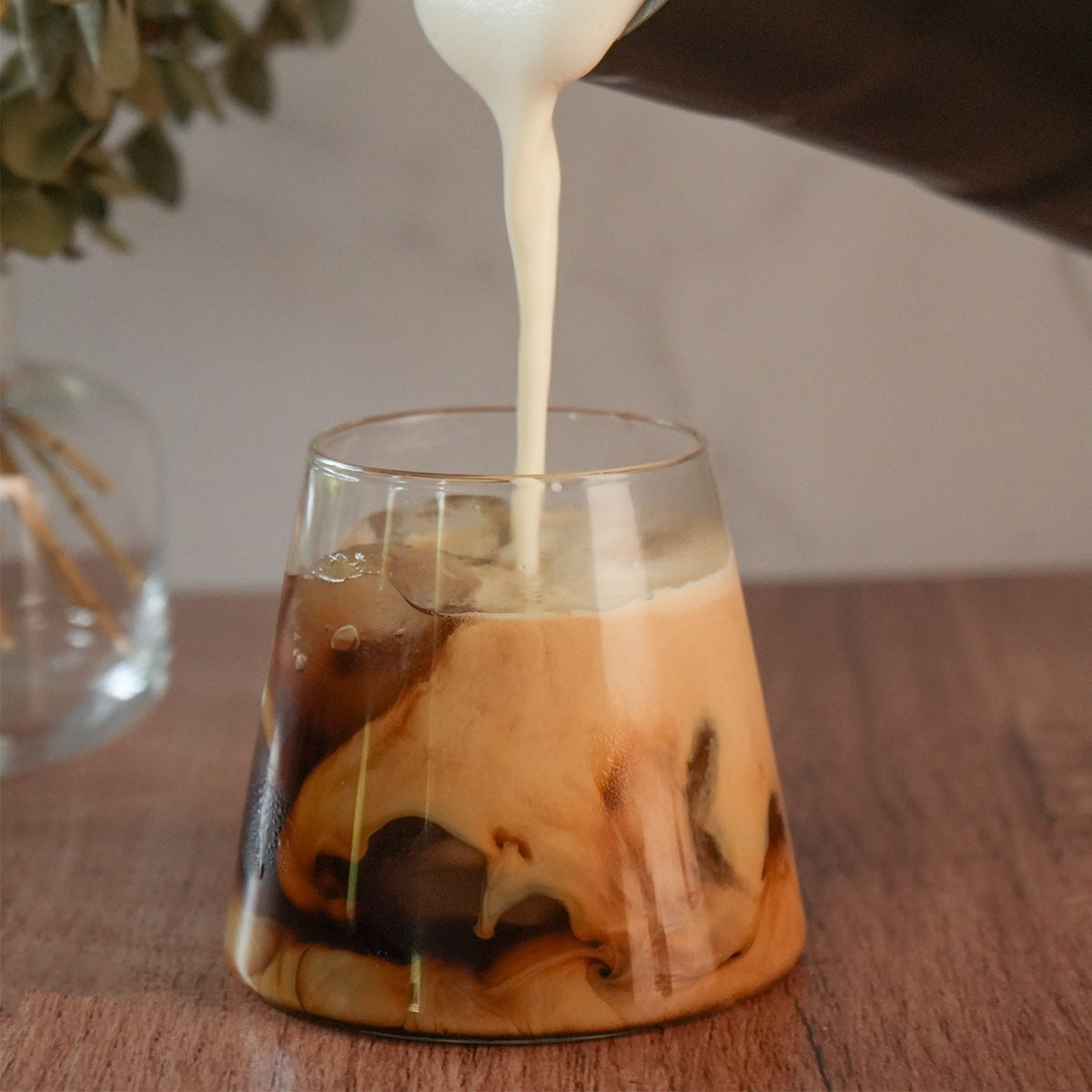 Pack 4 Vasos De Vidrio Estilo Japonés 320 Ml Simplit2#Sin color