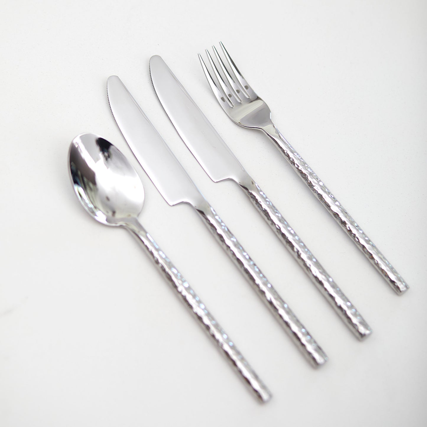 Set de Cuchilleria Hammered Para 4 Personas 28 Piezas Coquinaria
