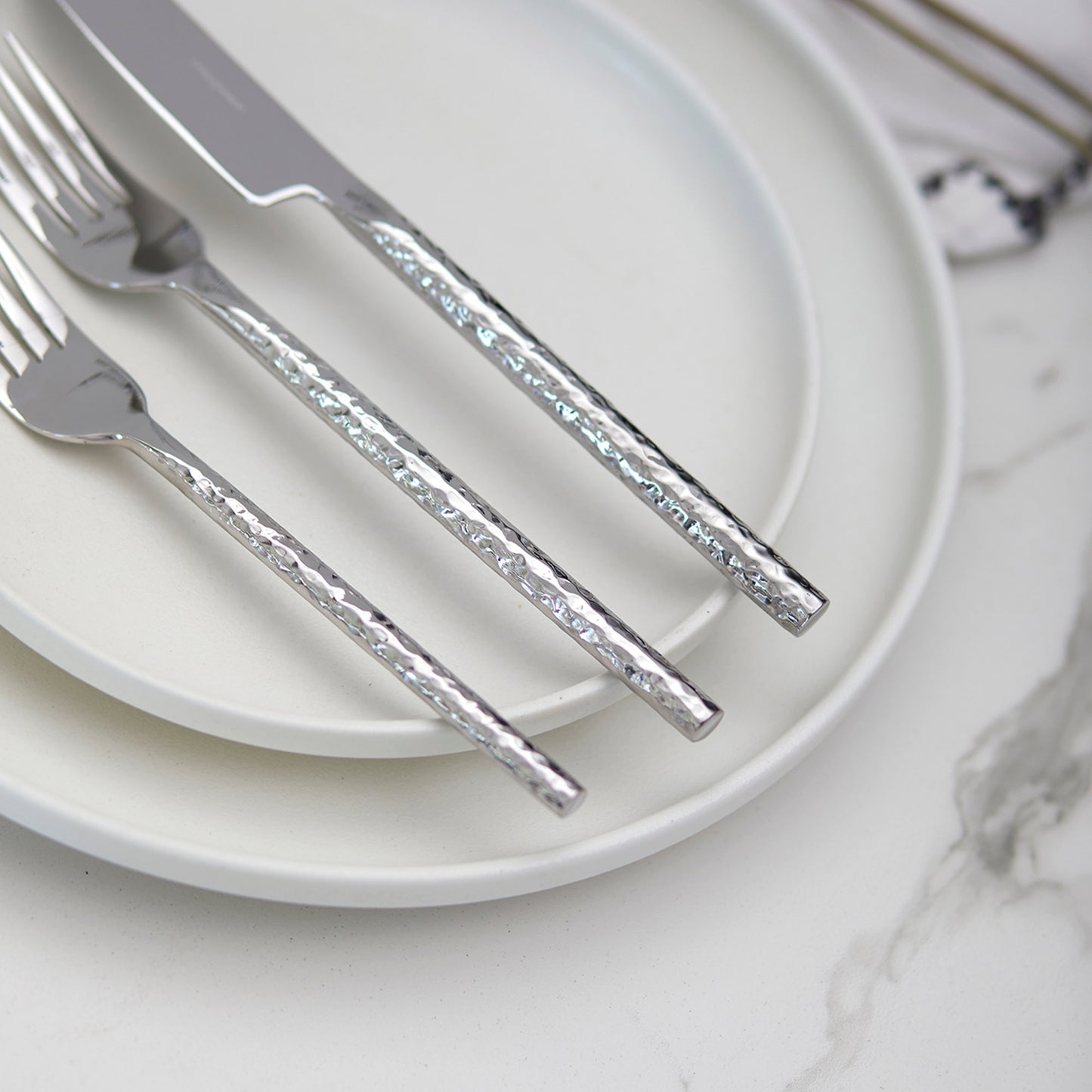 Set de Cuchilleria Hammered Para 4 Personas 28 Piezas Coquinaria