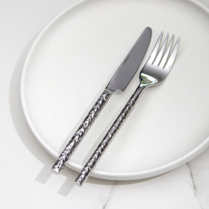 Set de Cuchilleria Hammered Para 4 Personas 28 Piezas Coquinaria