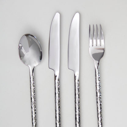 Set de Cuchilleria Hammered Para 4 Personas 28 Piezas Coquinaria