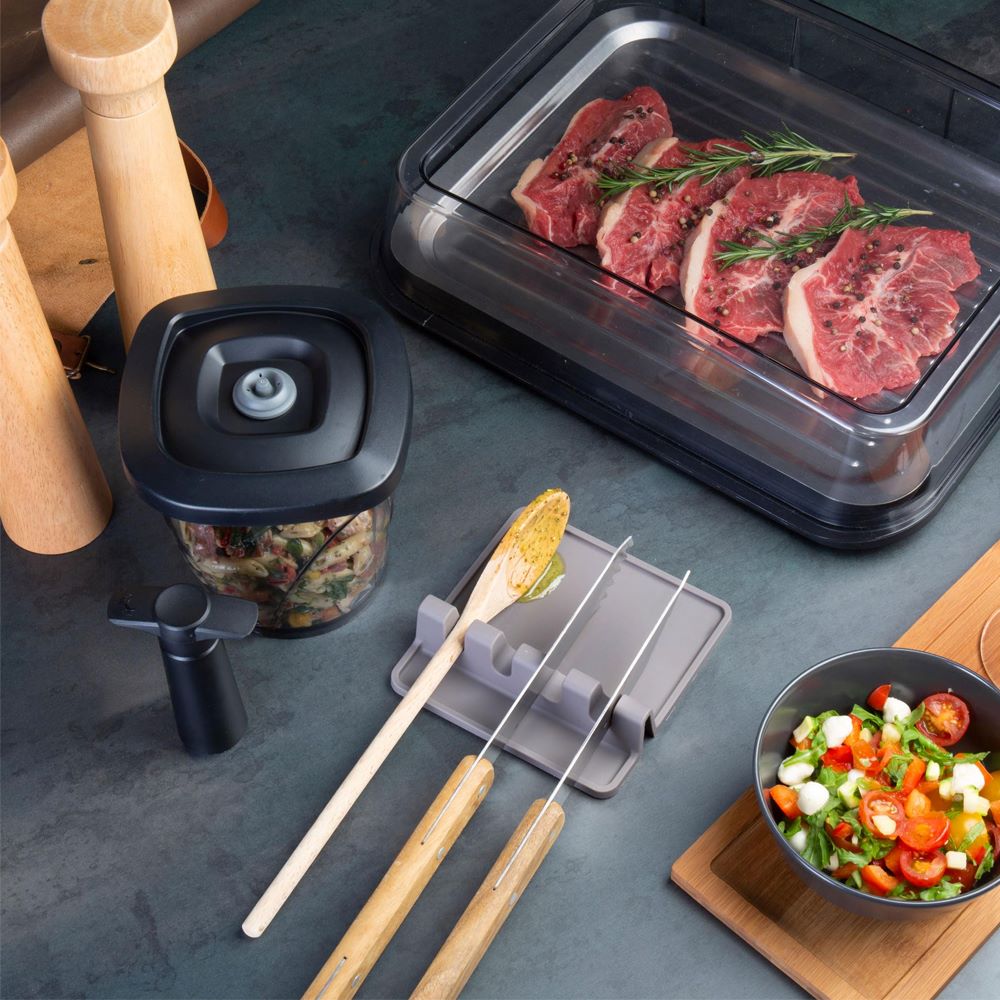 Soporte Silicona Utensilios Cocina Vacuvin5#Sin color
