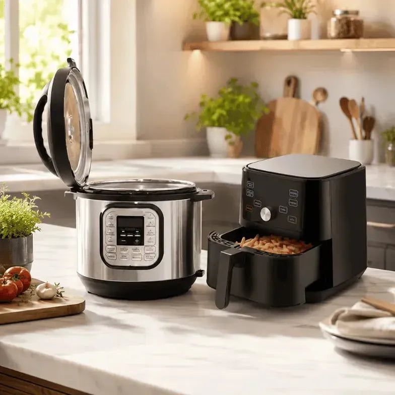 Super pack premium Instant Pot Duo 60 + Instant Vortex 4 en 1 de 5.7 litros + 6 Libros esenciales-Freidoras de Aire