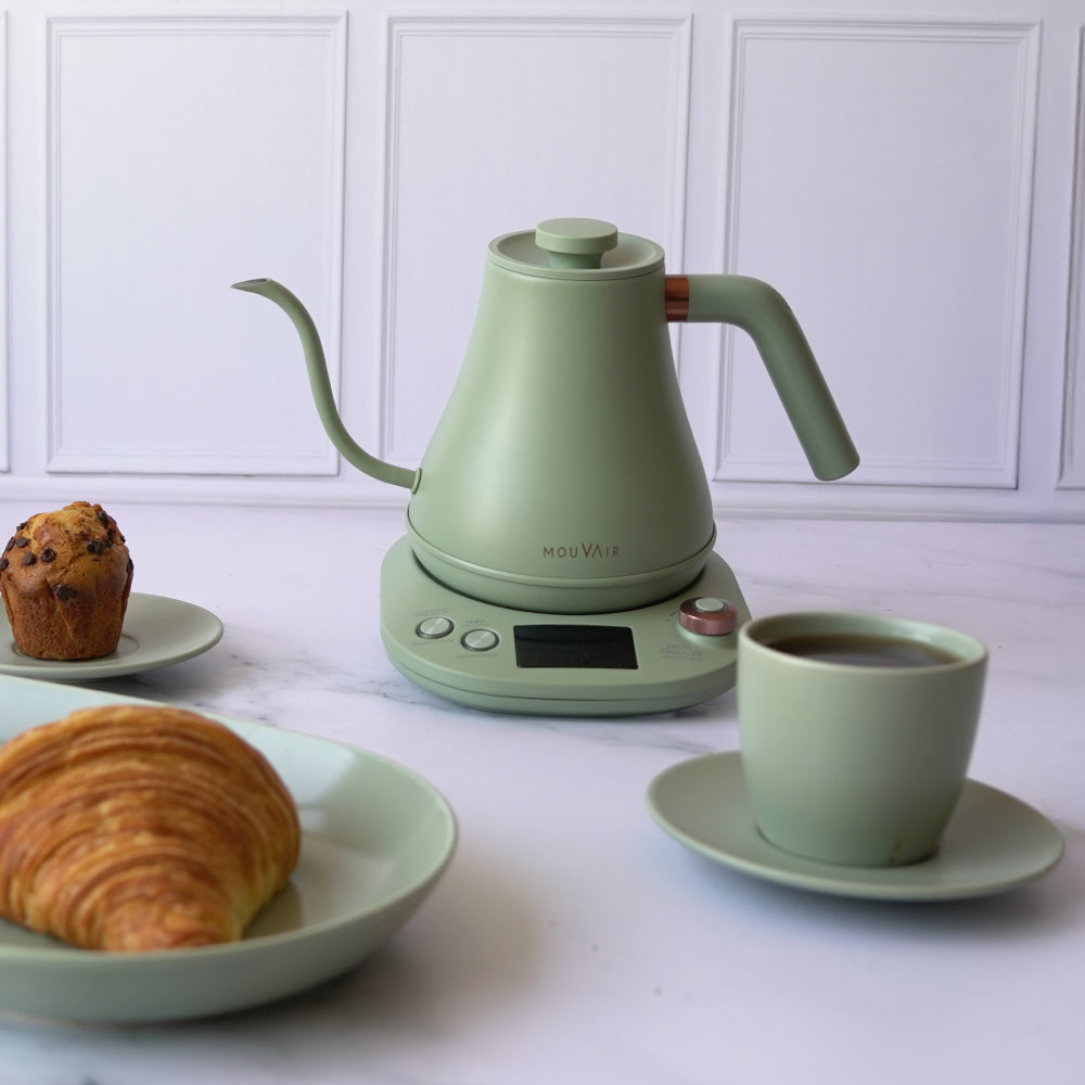 Hervidor Eléctrico con Control de Temperatura Inteligente Mouvair Swan4#Verde