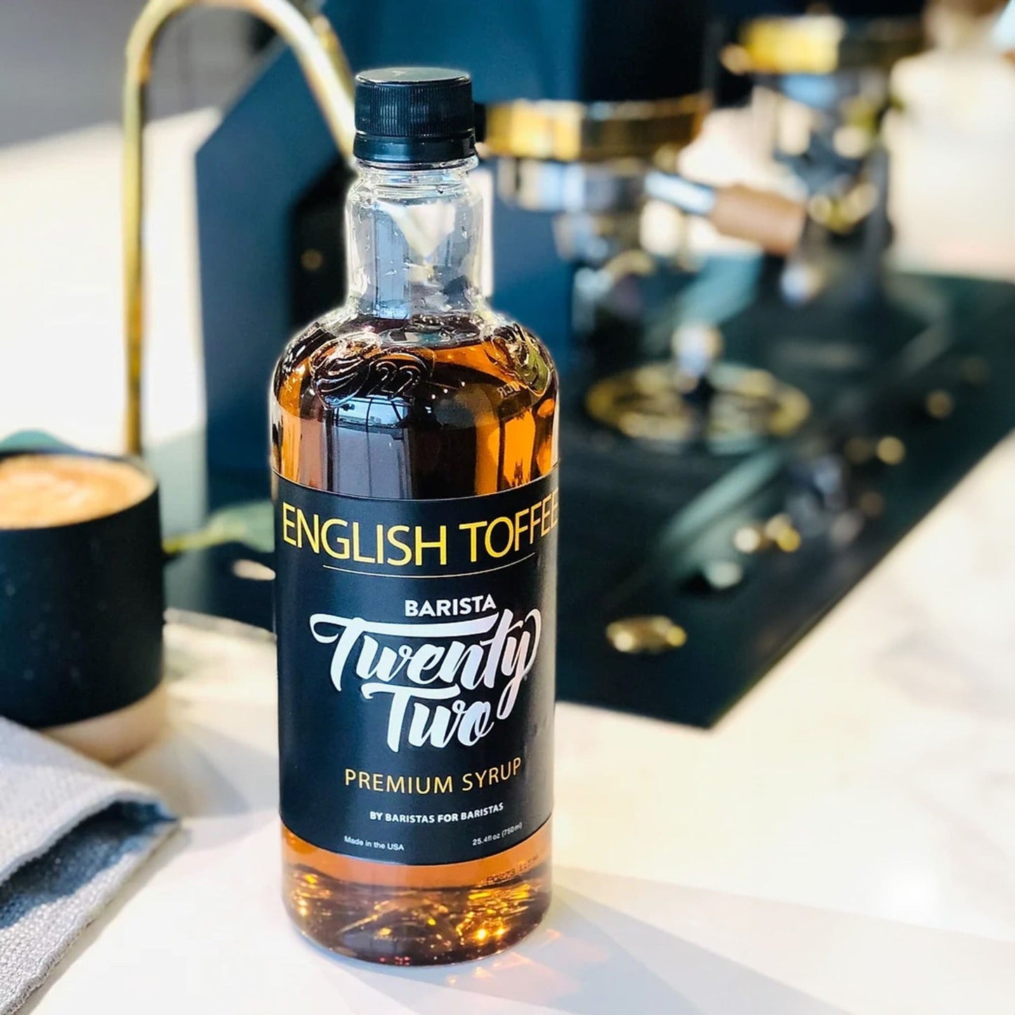 Syrup English Toffee Barista221#Sin color