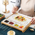 Tabla Bandeja Para Aperitivos Con Soporte Santú Home & Deco1#Blanco