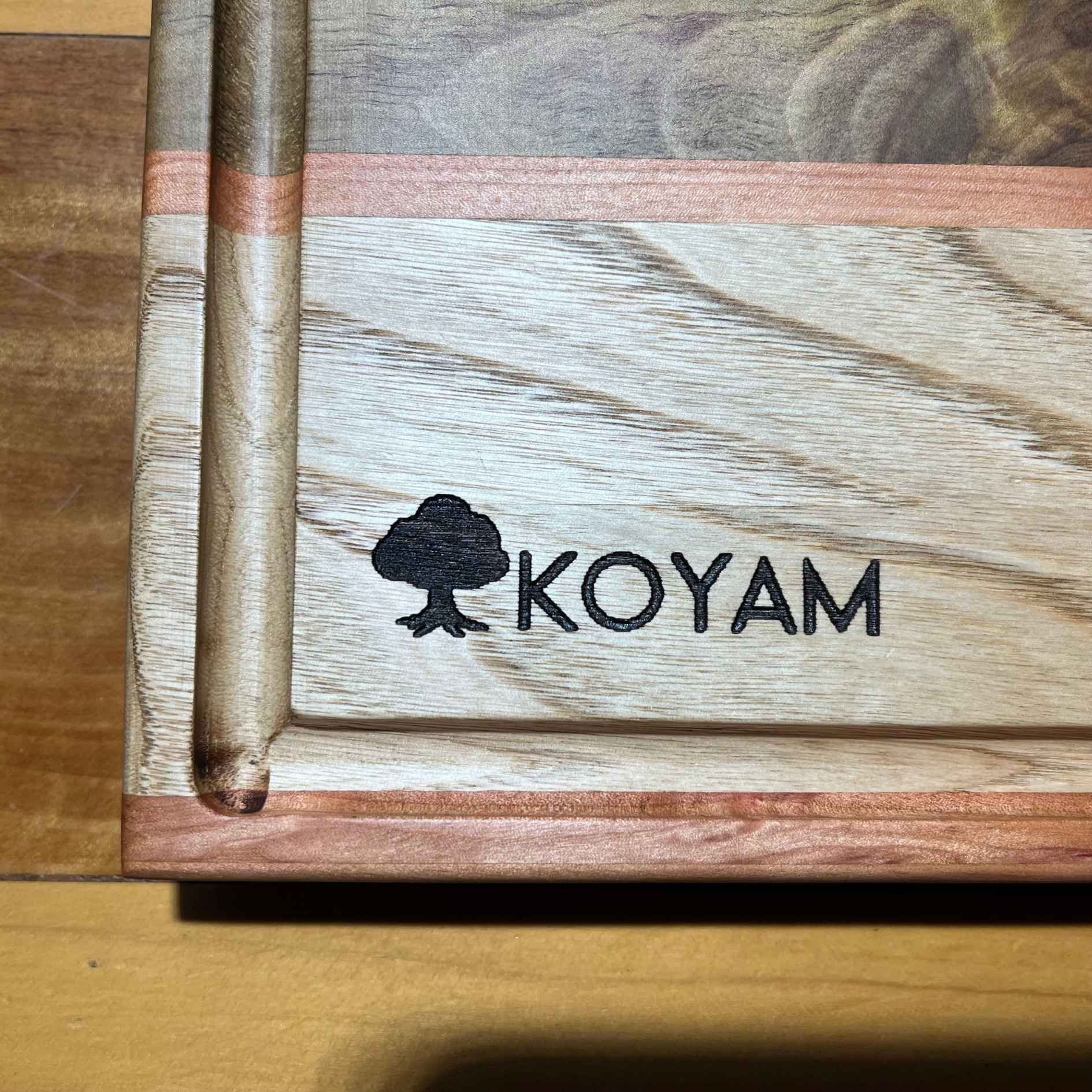Tabla de Cortar Maderas Nativas Hecha a Mano Koyam9#madera