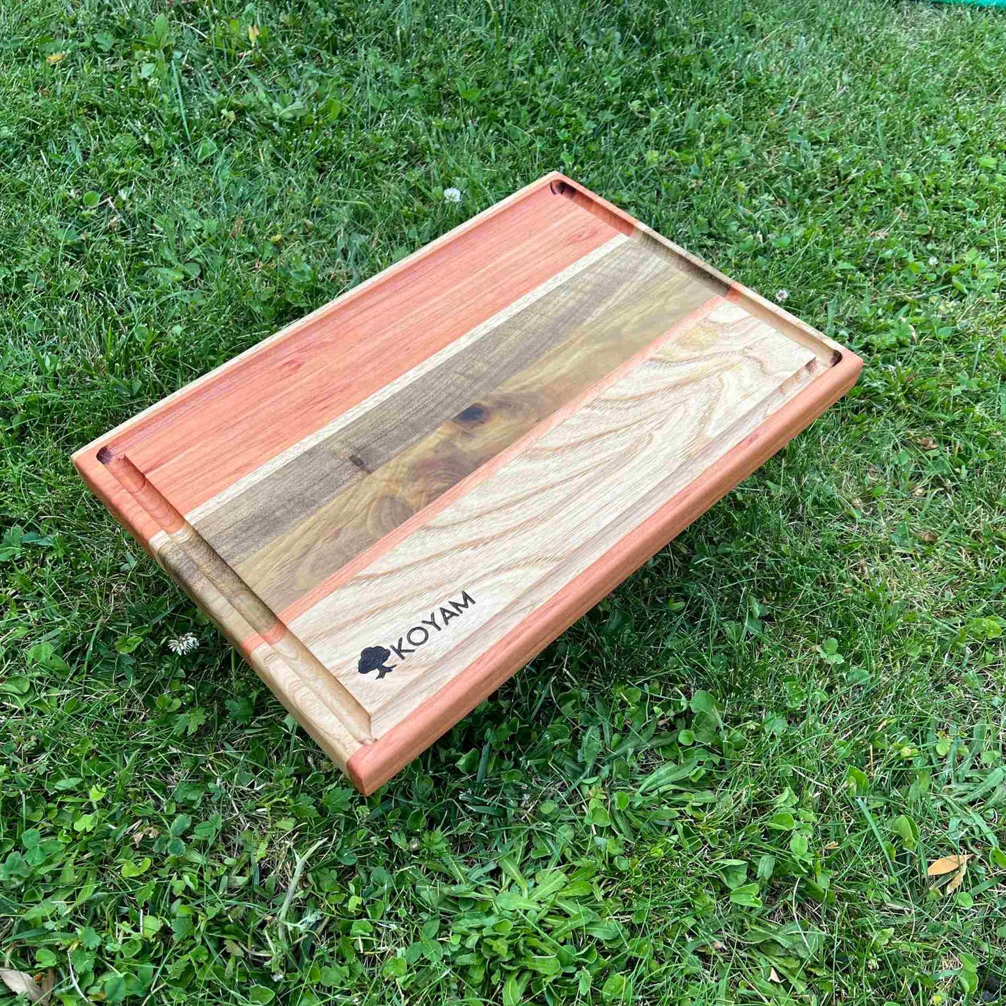 Tabla de Cortar Maderas Nativas Hecha a Mano Koyam10#madera