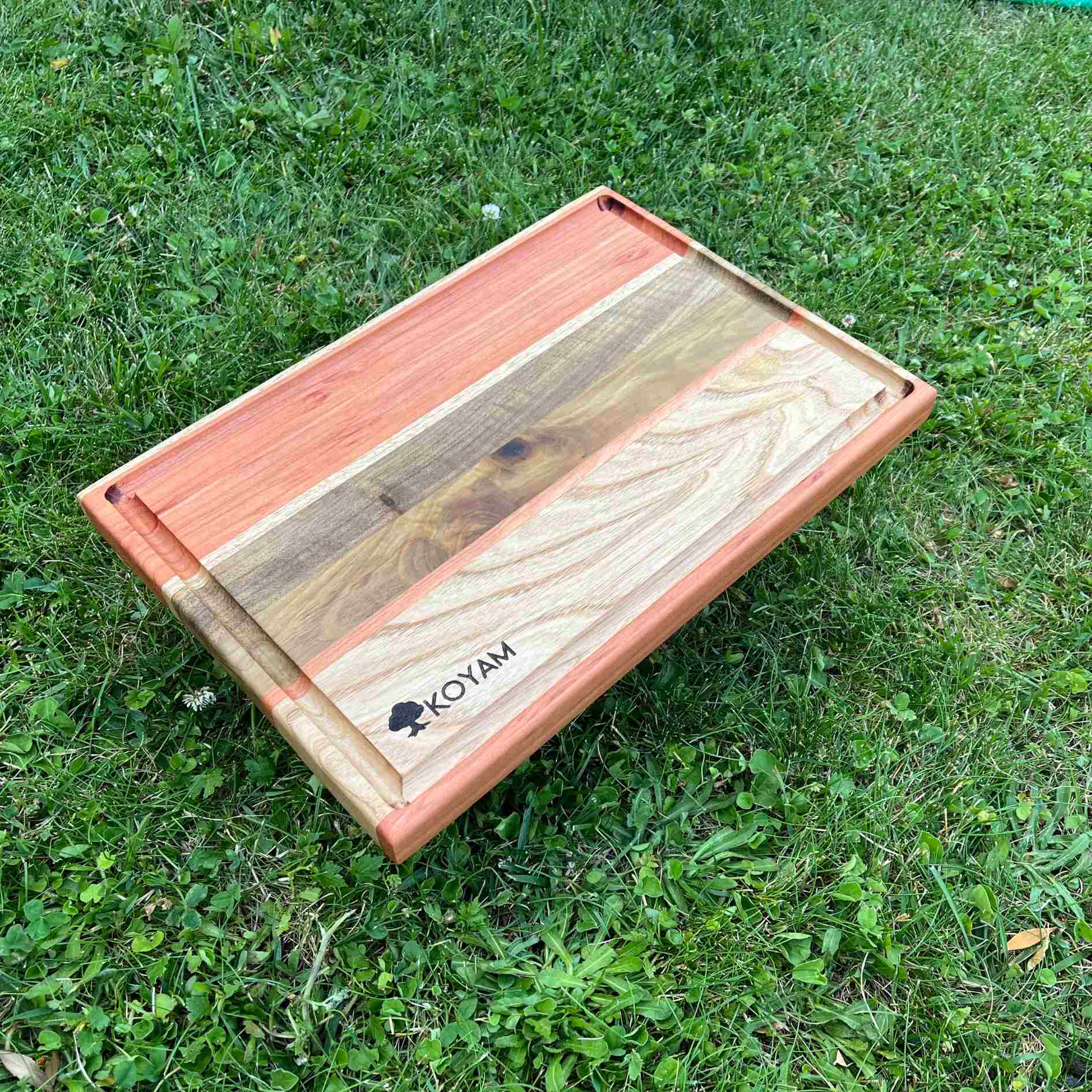 Tabla de Cortar Maderas Nativas Hecha a Mano Koyam10#madera