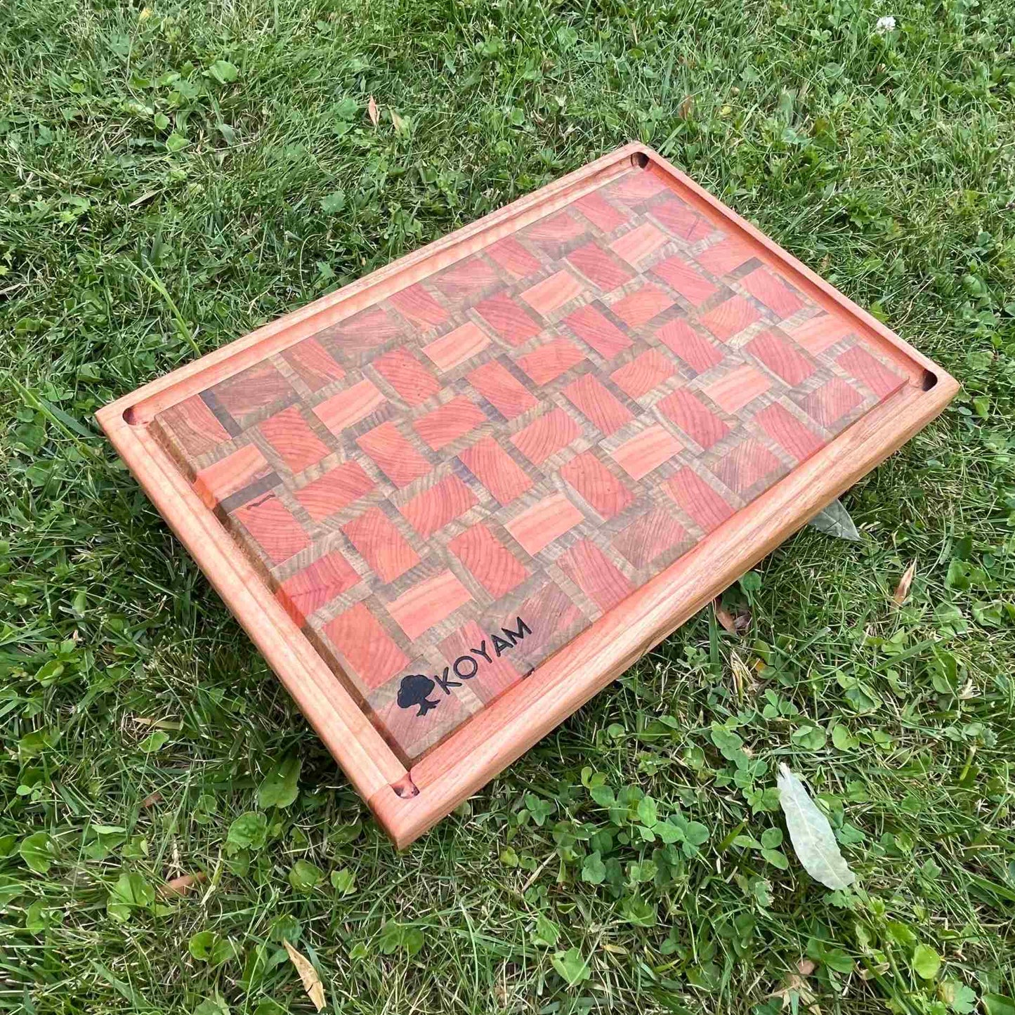 Tabla Cortar Tipo End Grain Madera Nativa Koyam10#Madera