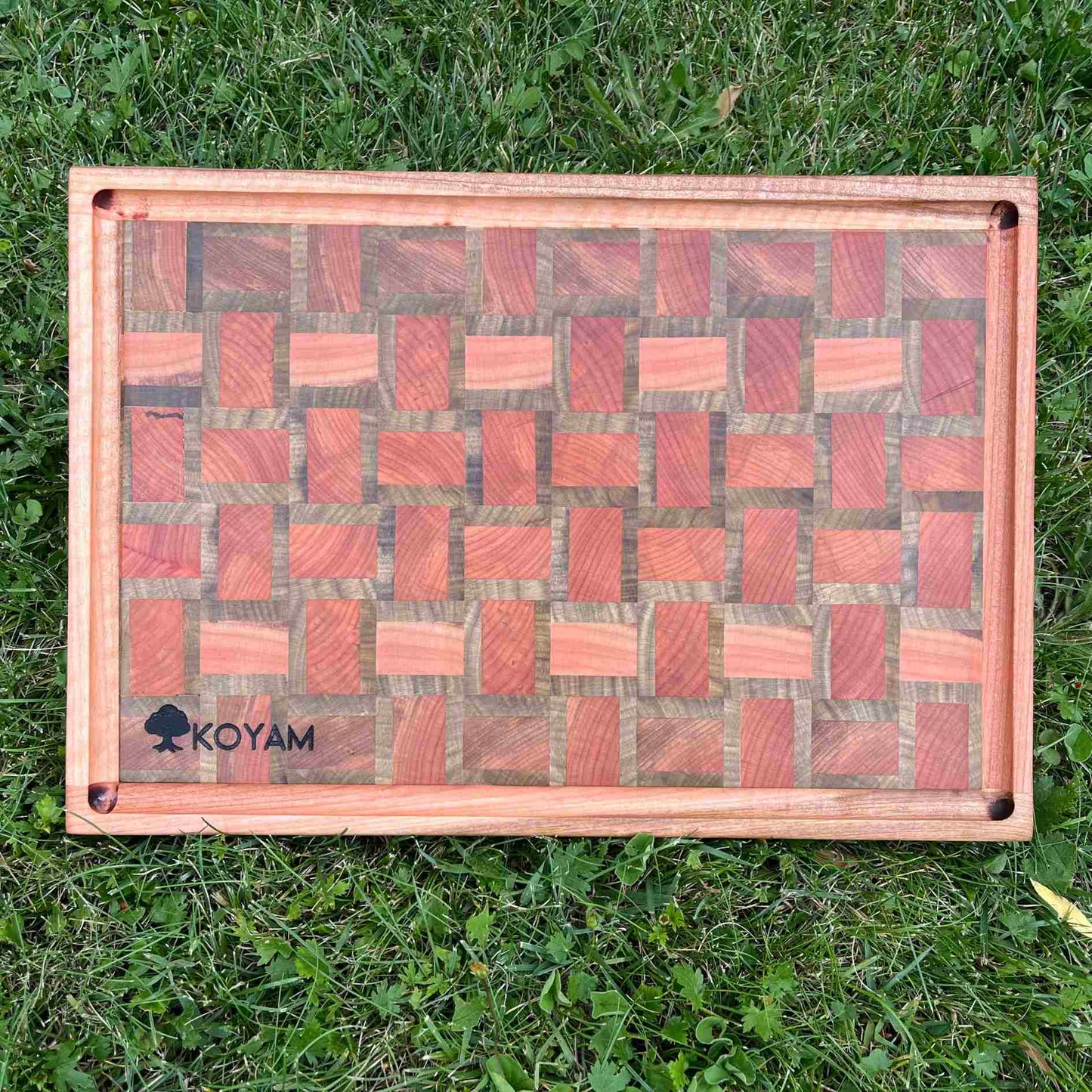 Tabla Cortar Tipo End Grain Madera Nativa Koyam7#Madera