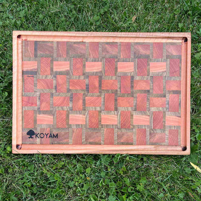 Tabla Cortar Tipo End Grain Madera Nativa Koyam7#Madera