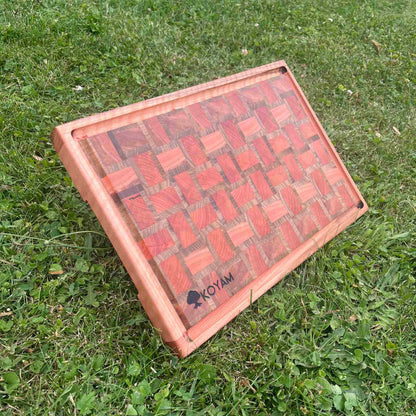 Tabla Cortar Tipo End Grain Madera Nativa Koyam6#Madera