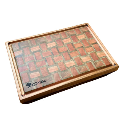 Tabla Cortar Tipo End Grain Madera Nativa Koyam8#Madera