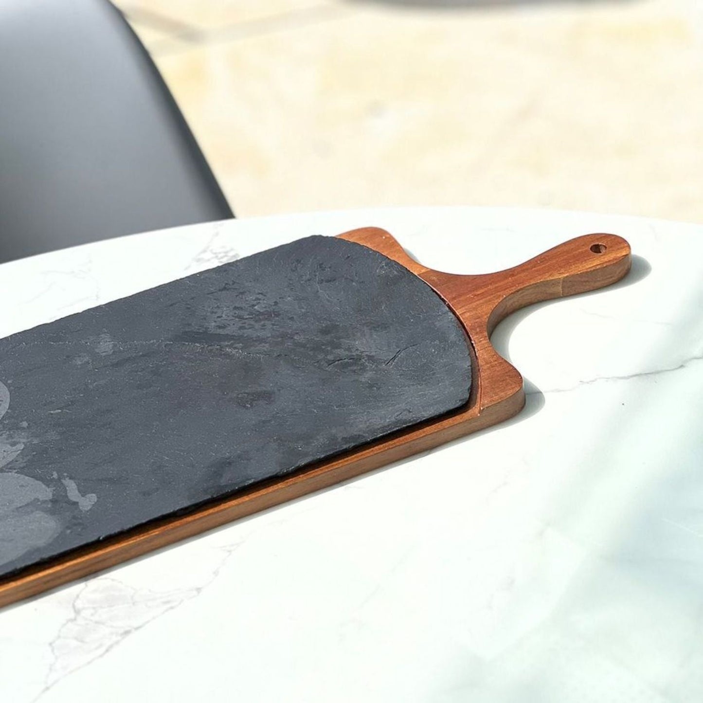 Tabla de Picar Piedra Extraible Santú Home & Deco3#Negro