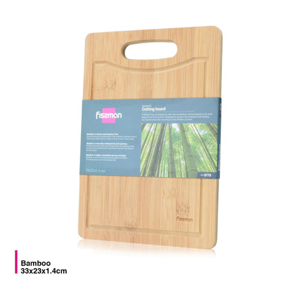 Tabla Madera Bamboo para Cortar 33x23cm Fissman-Tablas