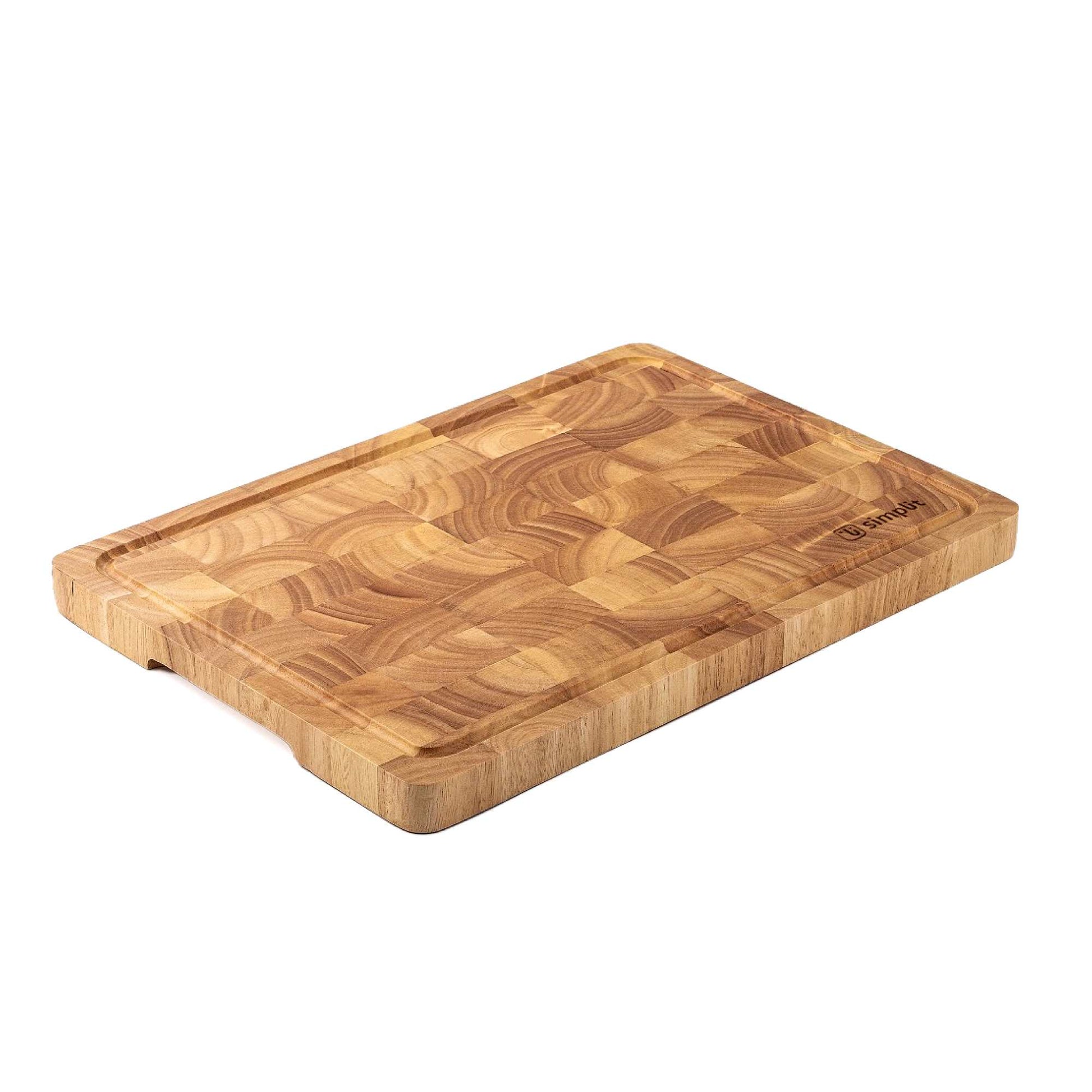 Tabla Para Picar Cortar Madera 40x28cm Cutte Simplit3#Marrón Tierra