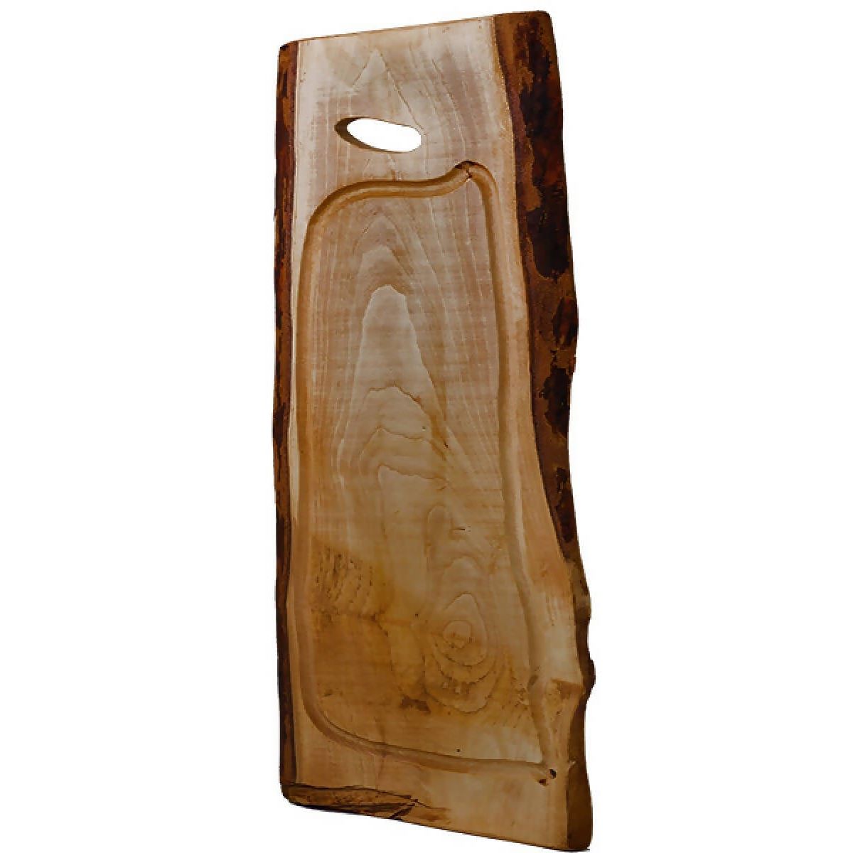 Kit Tabla Madera Rústica 80 cm + Perchera Asador Raiquen4#Azul