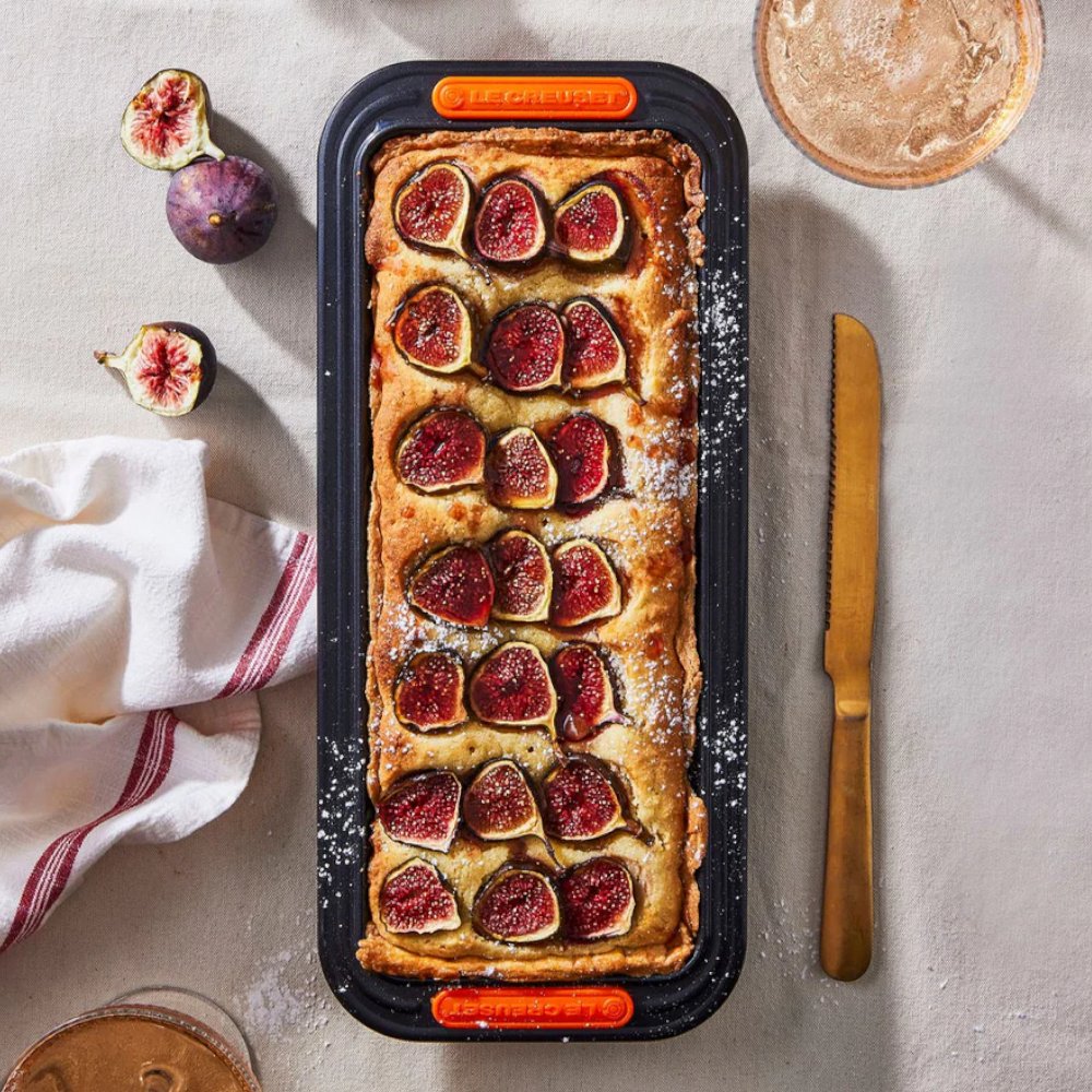 Molde Tarta Rectangular Con Base Extraíble Le Creuset1#Negro