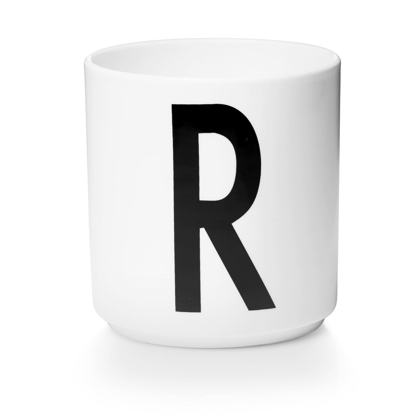 Taza Blanca De Porcelana - R Design Letters1#Blanco