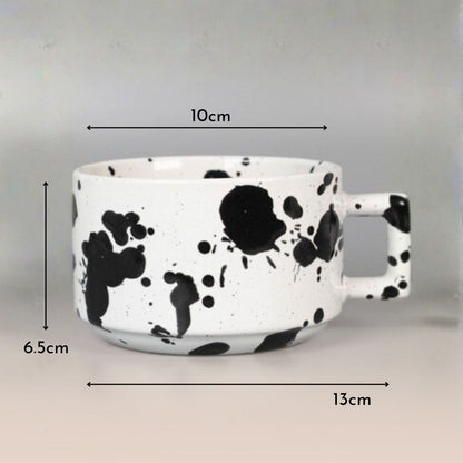 Taza de Cerámica Cow Paint 250ml-Accesorios de Cocina