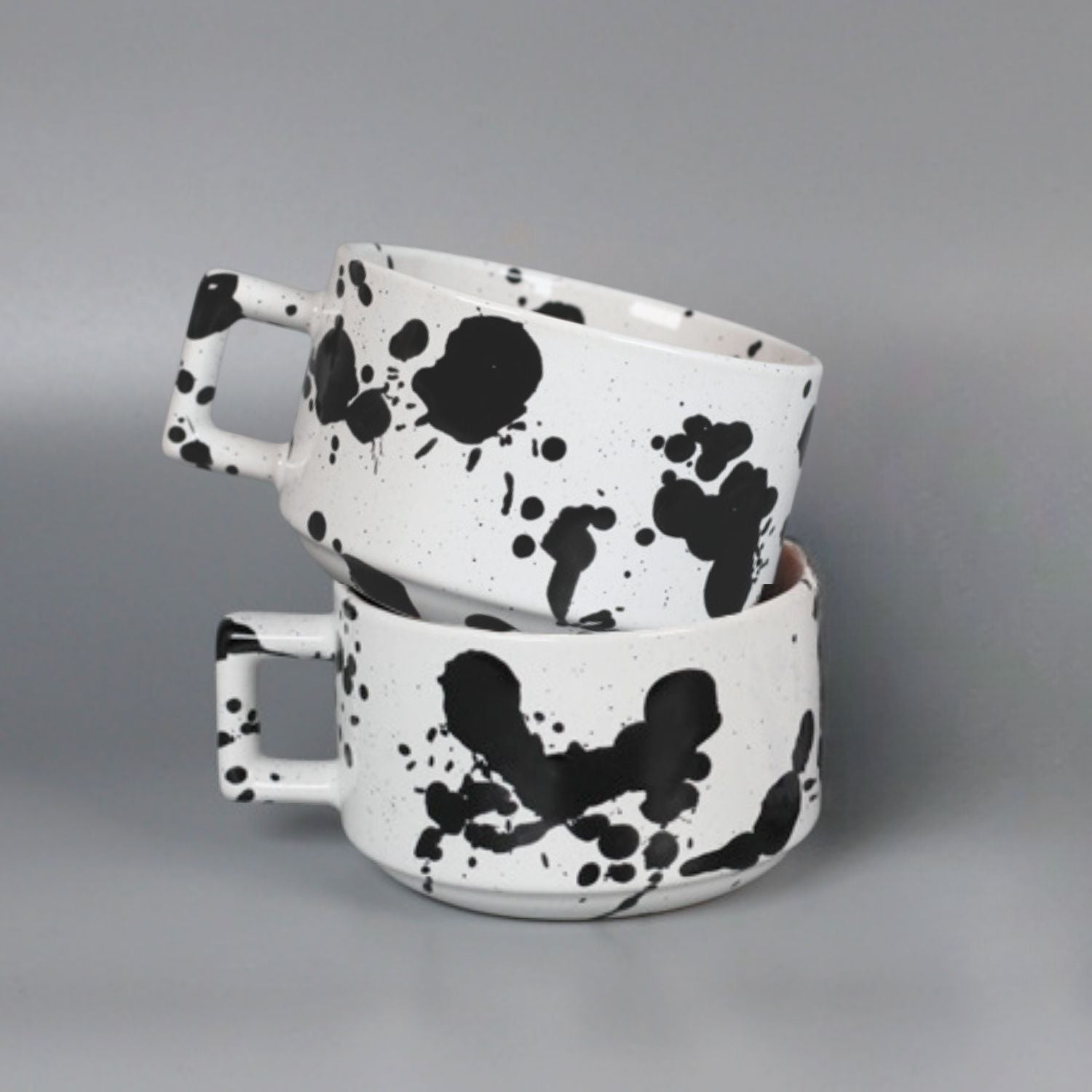 Taza de Cerámica Cow Paint 250ml-Accesorios de Cocina