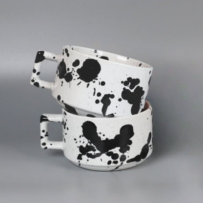Taza de Cerámica Cow Paint 250ml-Accesorios de Cocina