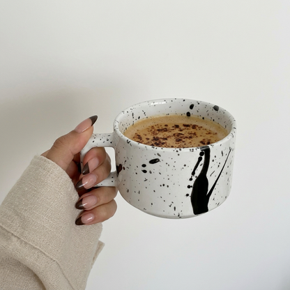 Taza de Cerámica Cow Paint 250ml-Accesorios de Cocina