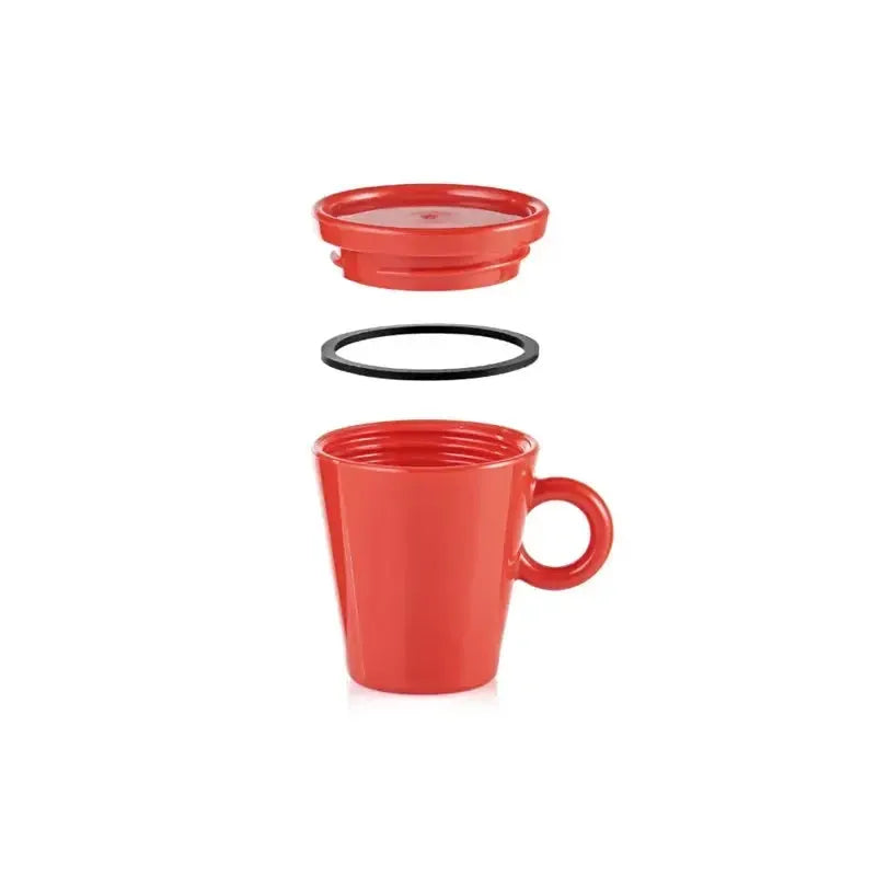 Taza Espresso Coffe&Go Rojo 50ml Guzzini-Tazones