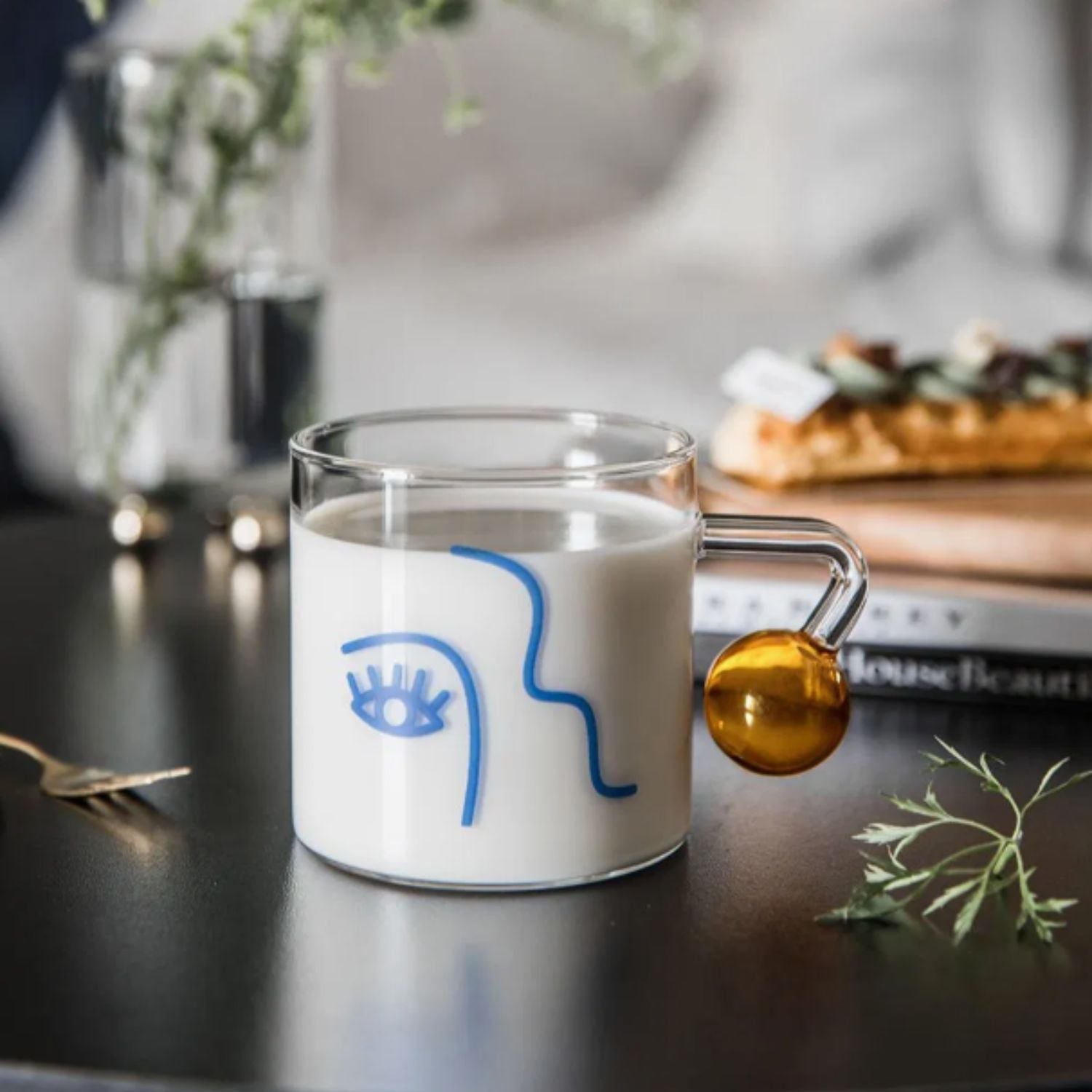 Taza para Café Diseño Arte 180ml Santú Home & Deco5#Blanco