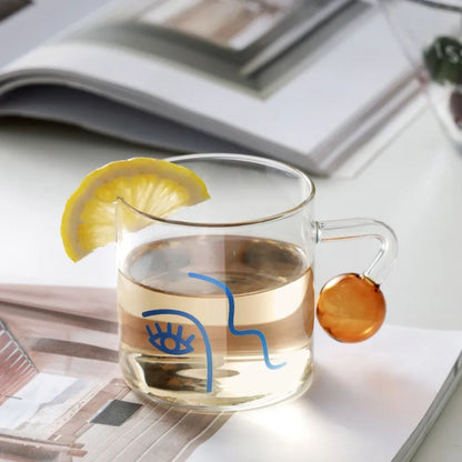 Taza para Café Diseño Arte 180ml Santú Home & Deco1#Blanco