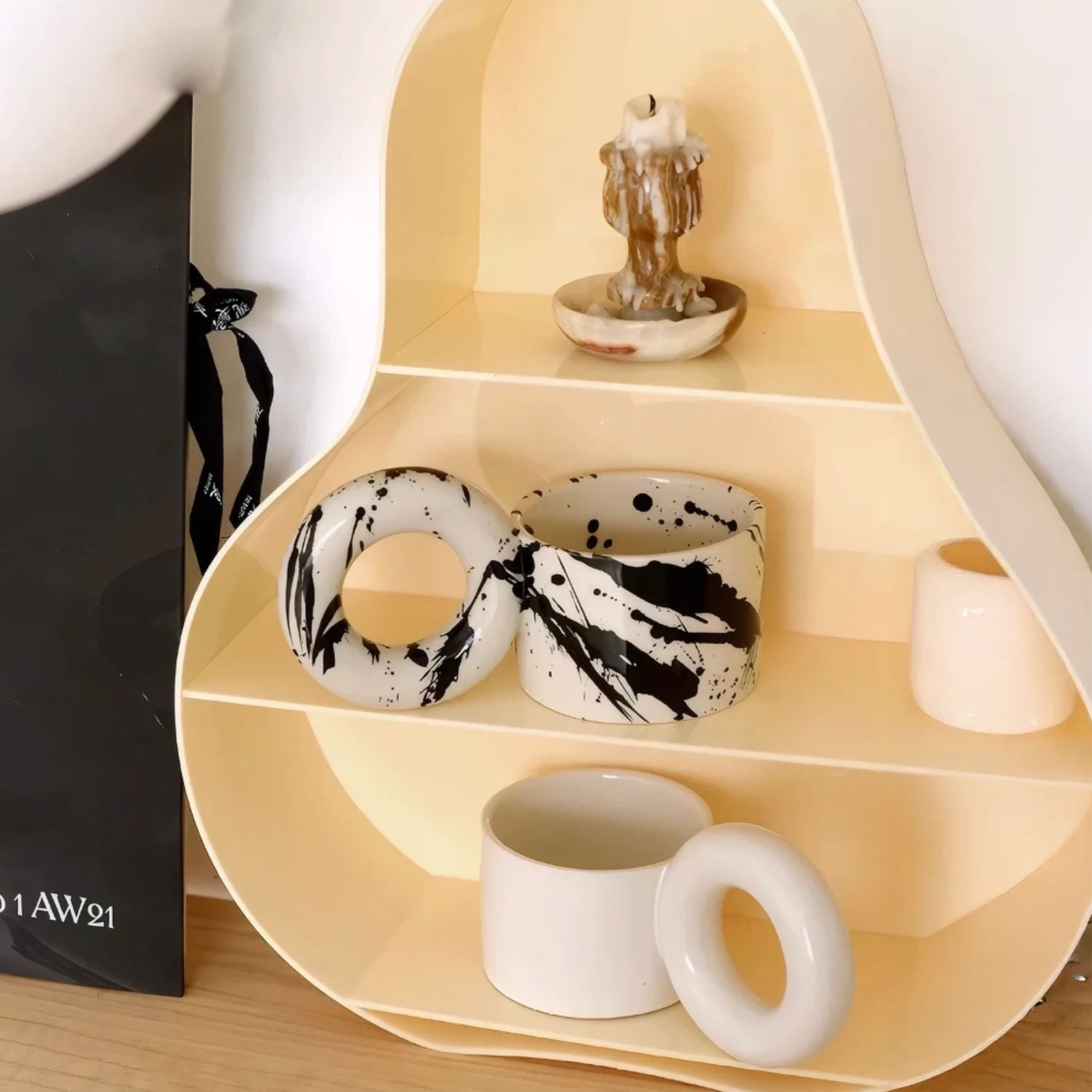 Tazon Mug Cerámica Tinta Donuts 250ml Santú Home & Deco6#Blanco