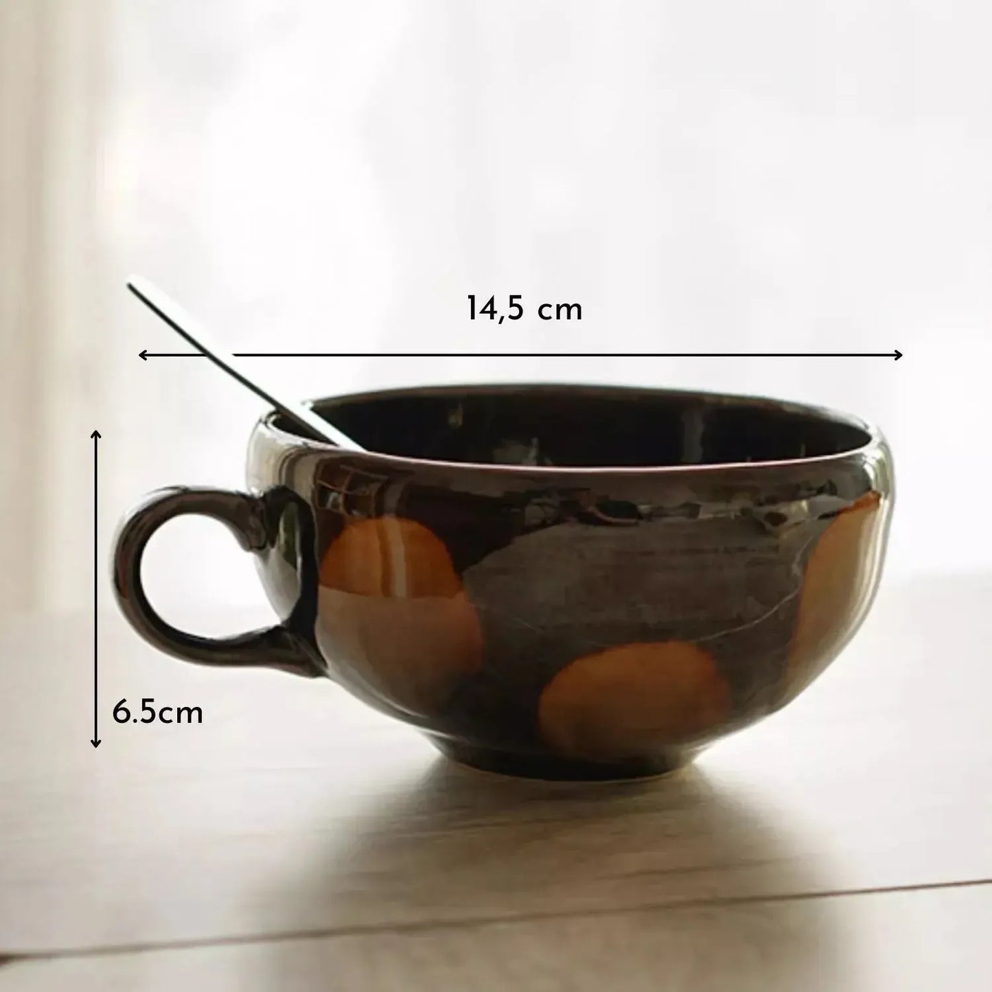 Tazón Mug Nougat Milk de 350 ml4#Marrón