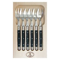 Set 6 Tenedores Torta Laguiole Jean Dubost2#Negro
