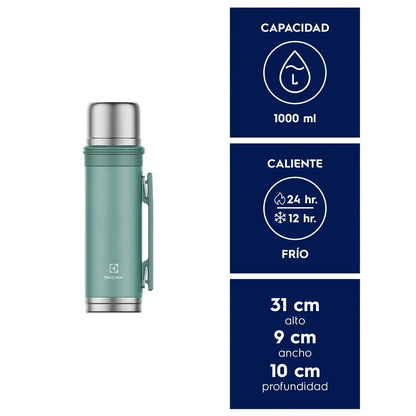 Termo 1 Lt  Sense To Go Electrolux9#Verde
