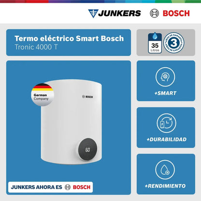 Termo eléctrico 35 litros Tronic 4000 T-Termos