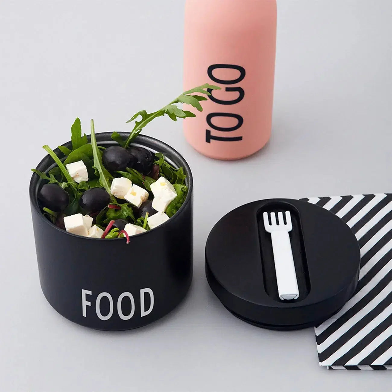 Termo lonchera Grande Design Letters1#Negro