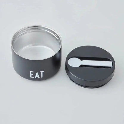 Termo lonchera Pequeño Design Letters2#Negro