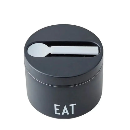 Termo lonchera Pequeño Design Letters4#Negro