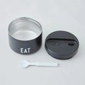 Termo lonchera Pequeño Design Letters1#Negro