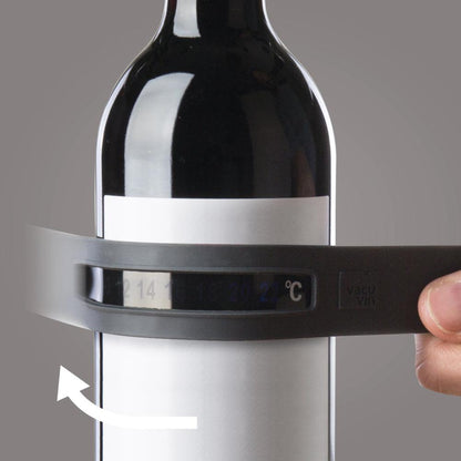 Termómetro Botellas Vino Snap Vacuvin3#Negro