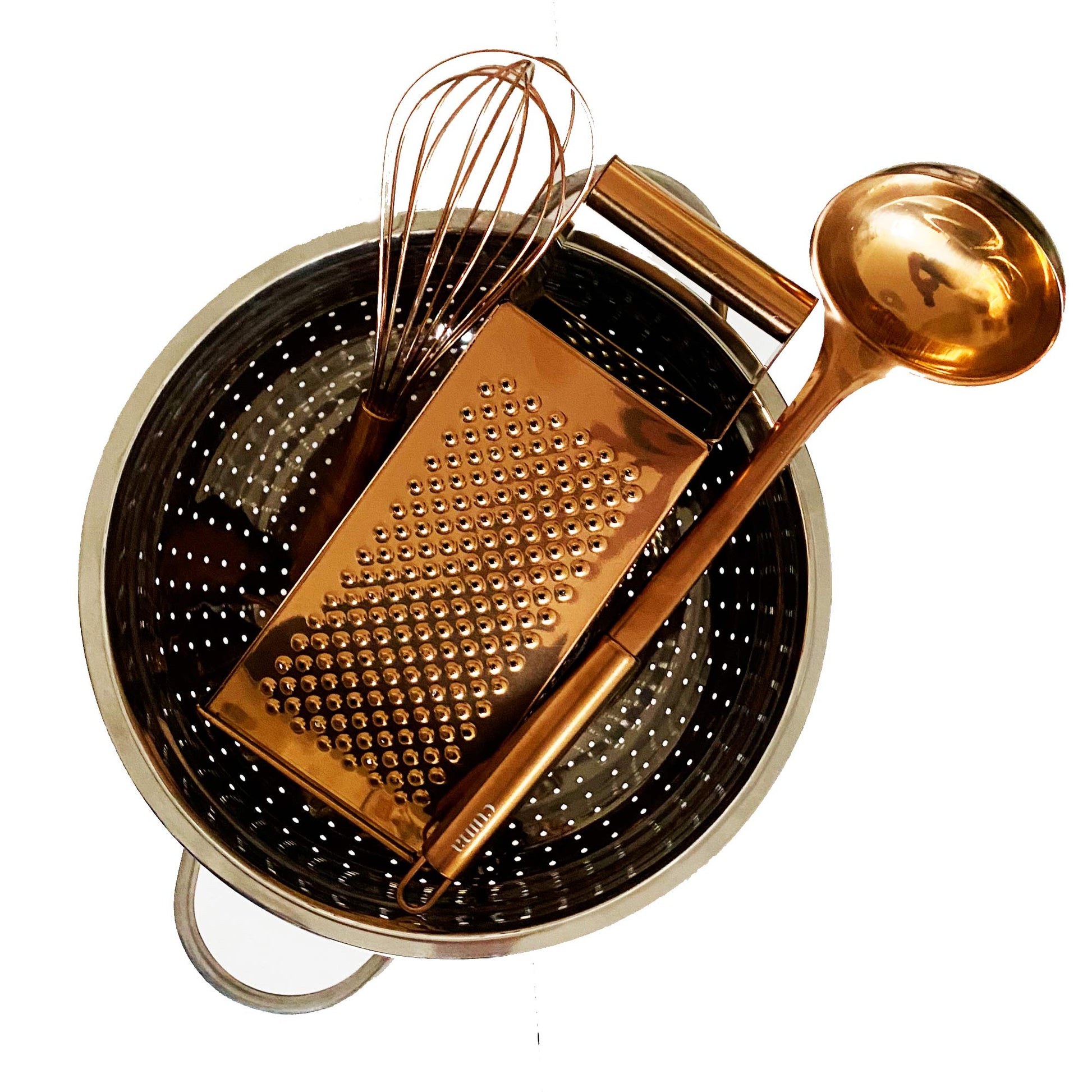 Juego De 4 Utensilios Copper1#Cobre