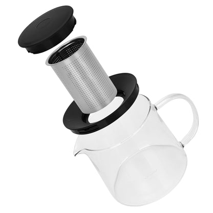 Tetera De Vidrio Con Infusor 1.5 Lts Fissman5#sin color